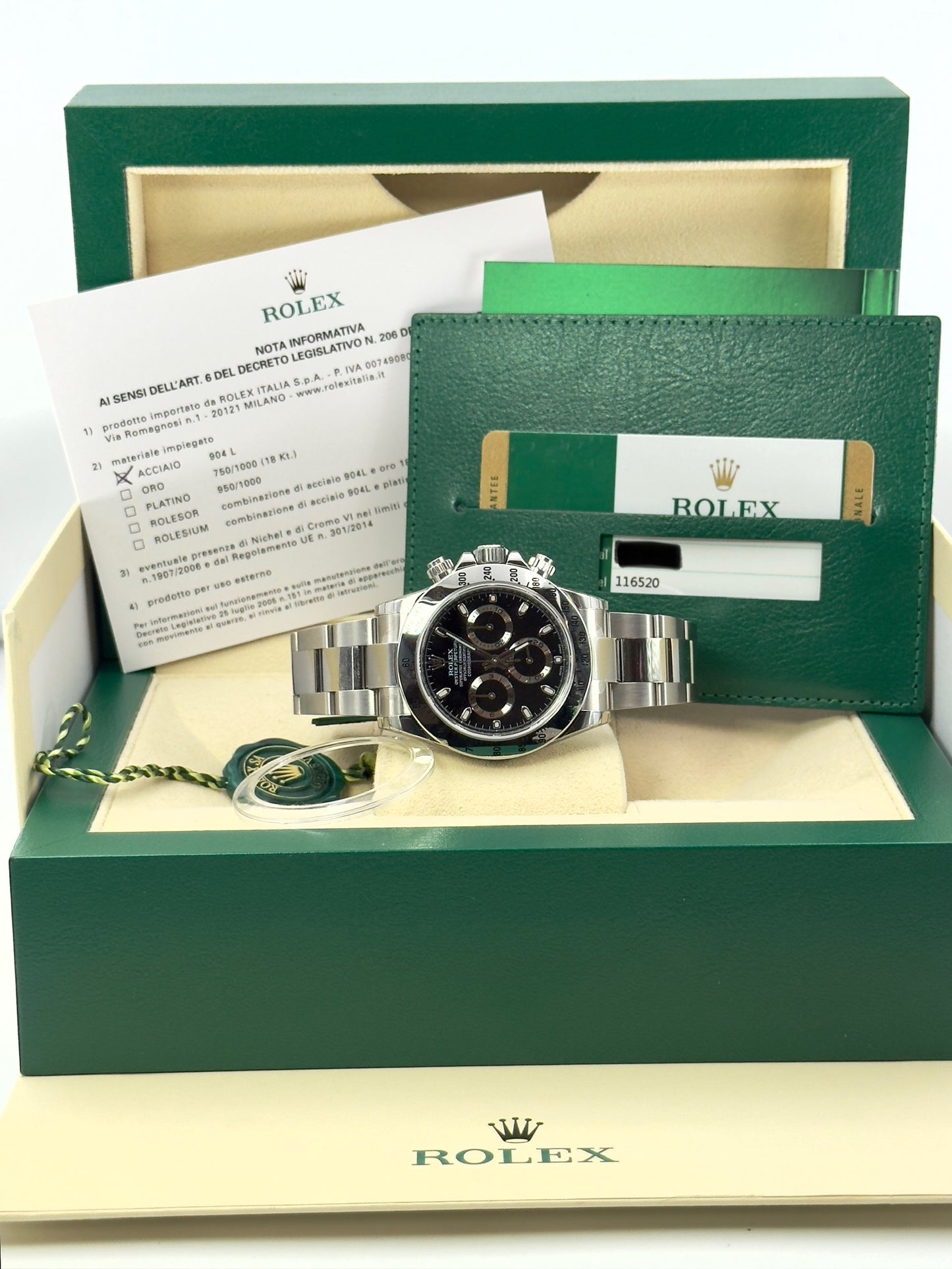 ROLEX DAYTONA 116520 NOS