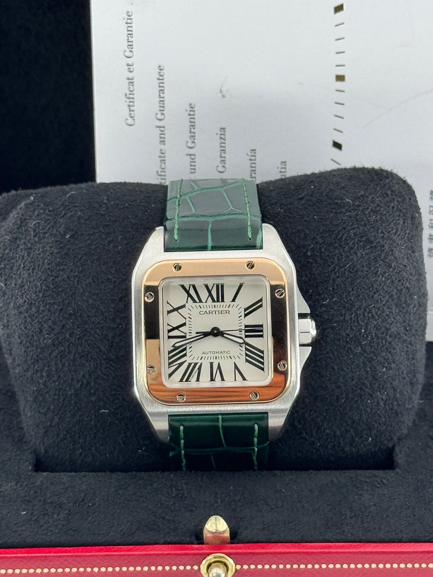 CARTIER SANTOS 100 MEDIO