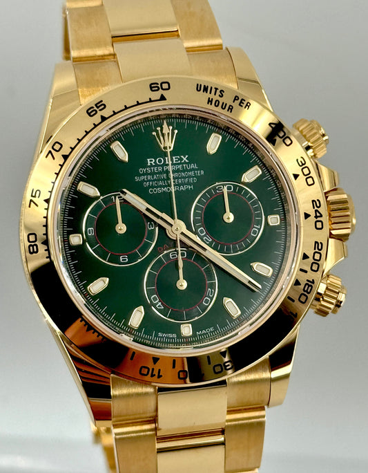 ROLEX DAYTONA GREEN NEW