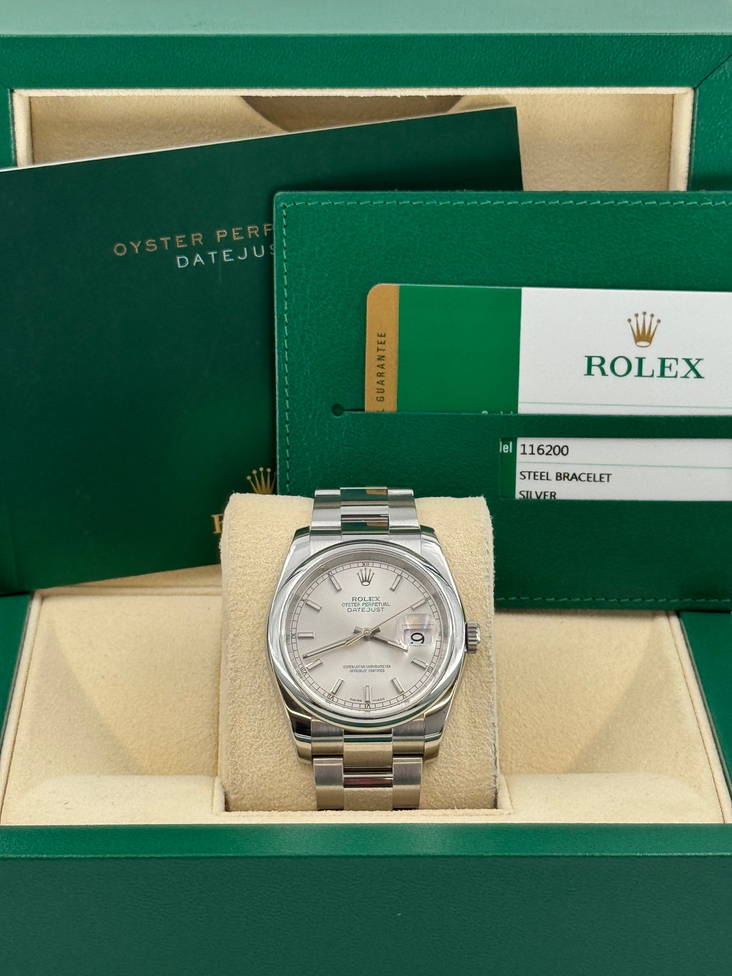 ROLEX DATEJUST SILVER