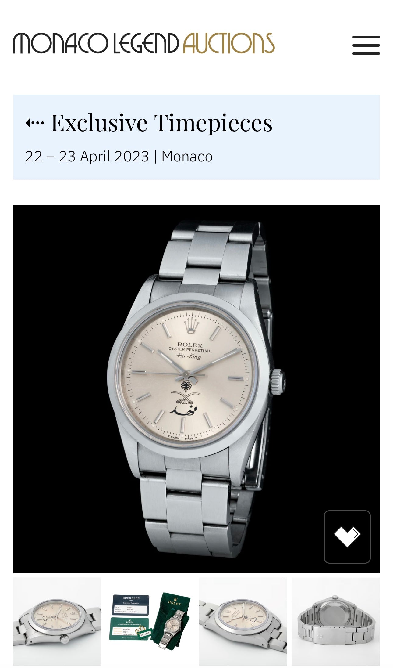 ROLEX AIR KING ROYAL