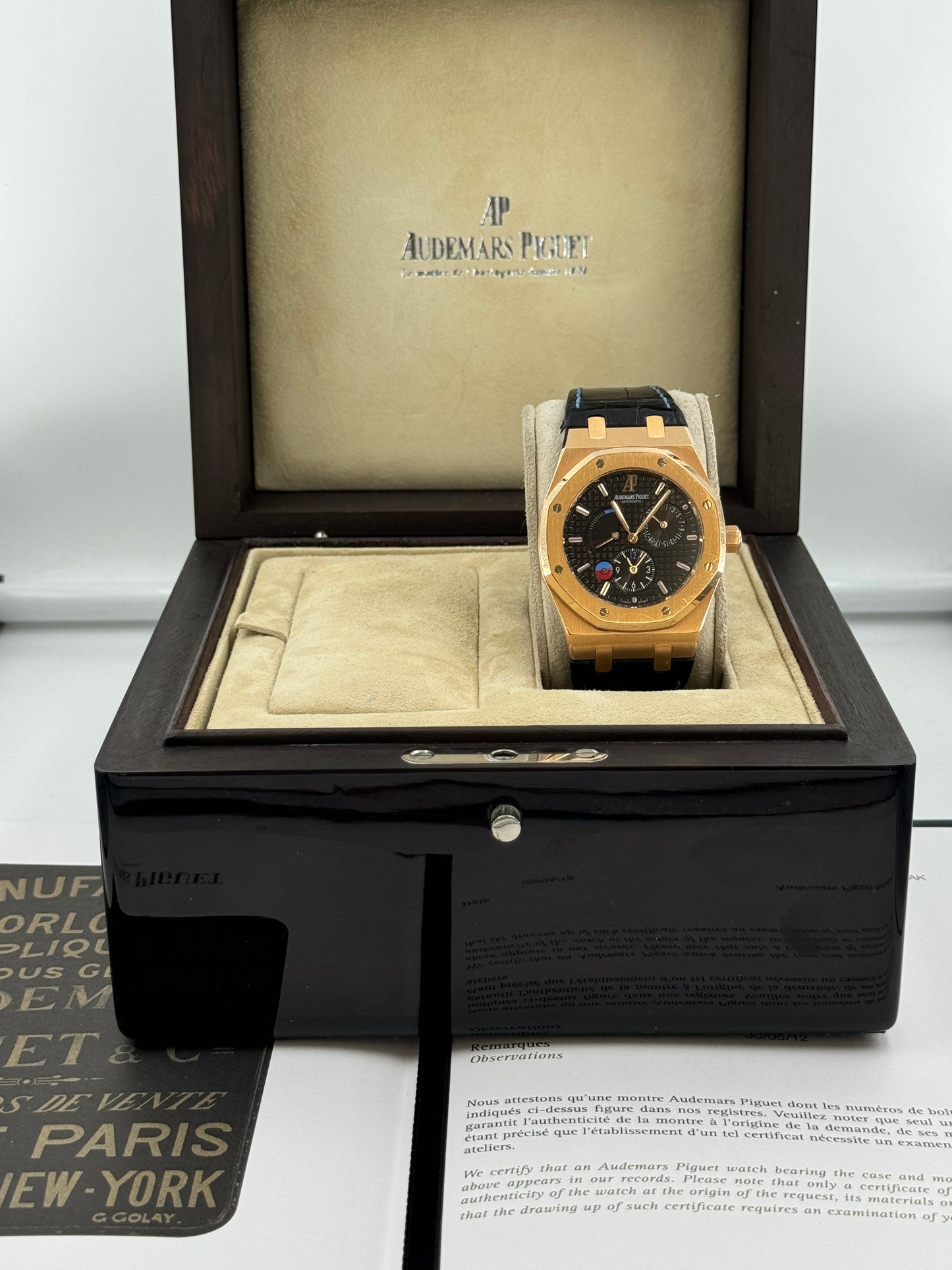 AUDEMARS PIGUET DUAL TIME 22PZ MONDO