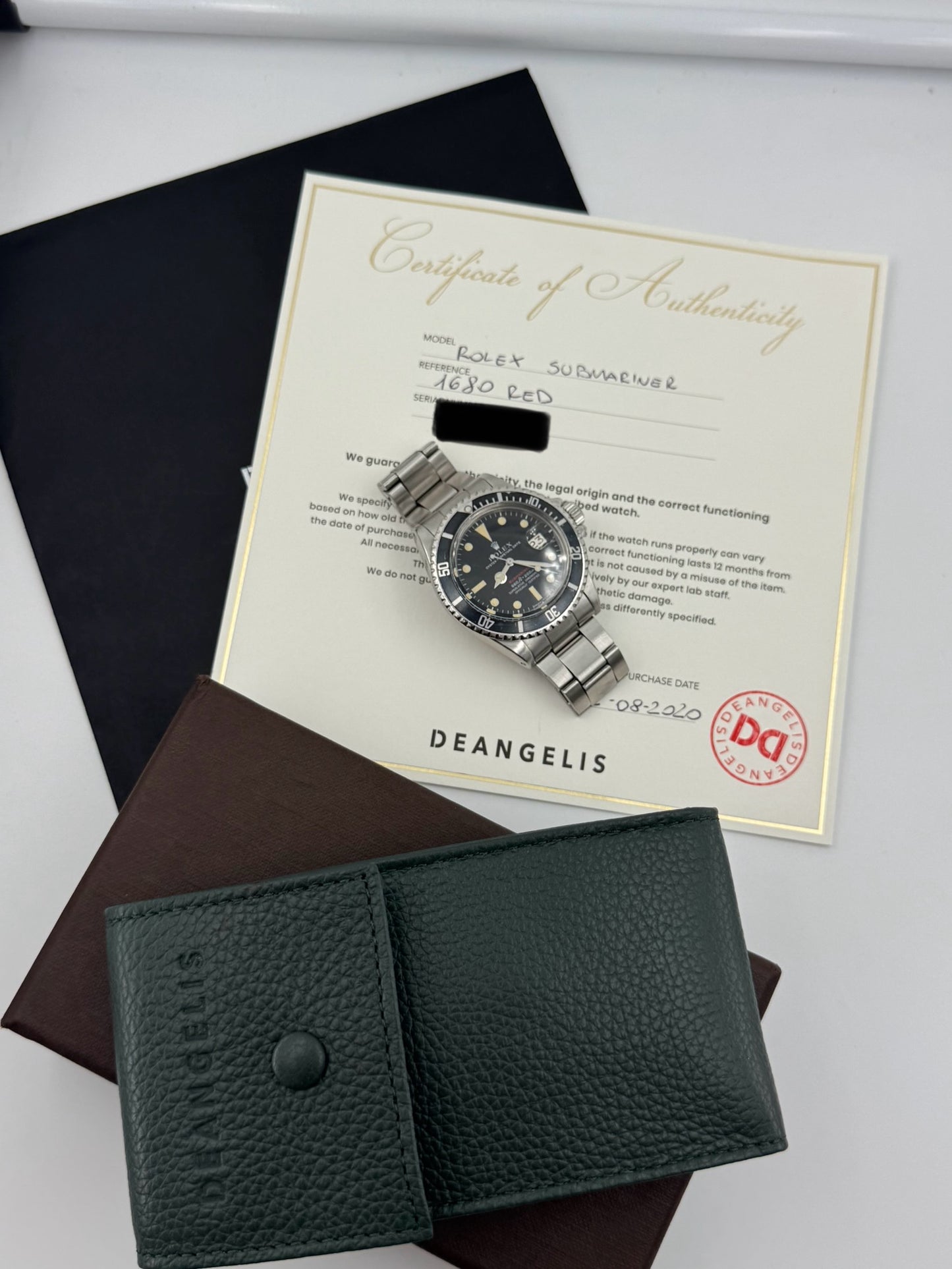 ROLEX SUBMARINER 1680 SCRITTA ROSSA