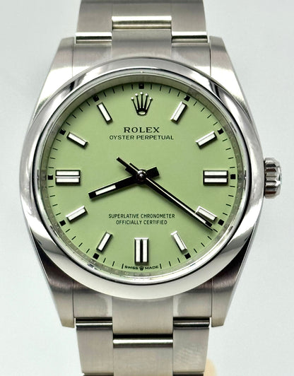 ROLEX OYSTER PERPETUAL 36 PISTACCHIO