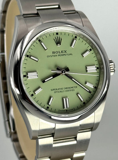 ROLEX OYSTER PERPETUAL 36 PISTACCHIO