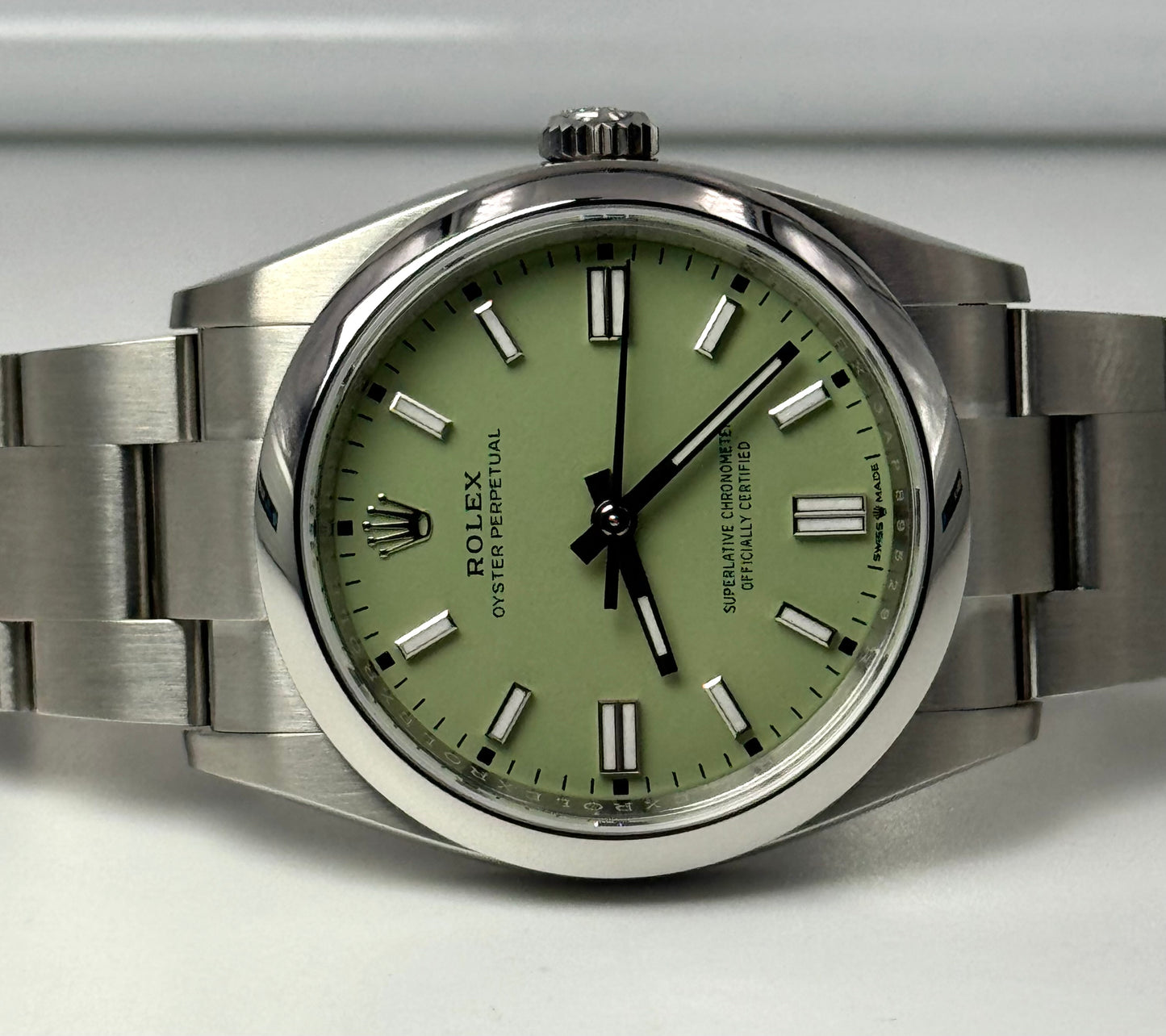 ROLEX OYSTER PERPETUAL 36 PISTACCHIO