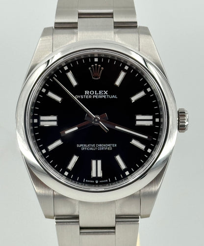 ROLEX OYSTER PERPETUAL BLACK DIAL