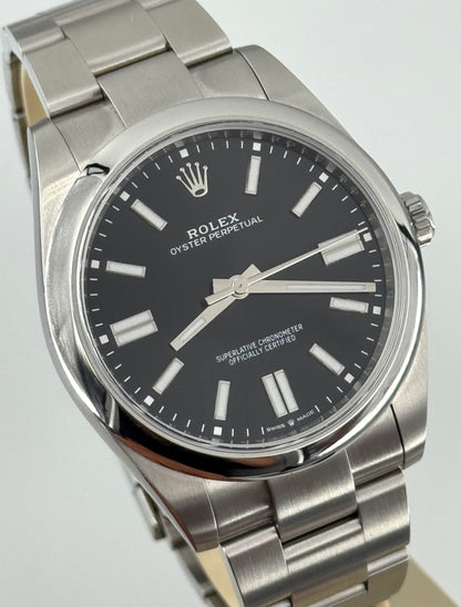 ROLEX OYSTER PERPETUAL BLACK DIAL