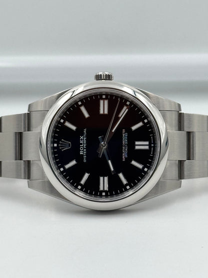 ROLEX OYSTER PERPETUAL BLACK DIAL