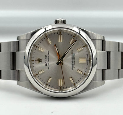 ROLEX OYSTER PERPETUAL SILVER