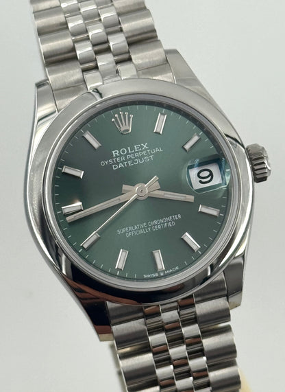 ROLEX DATEJUST GREEN DIAL