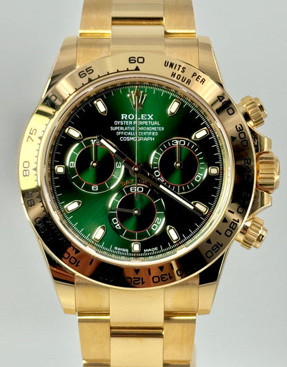 ROLEX DAYTONA GREEN NEW