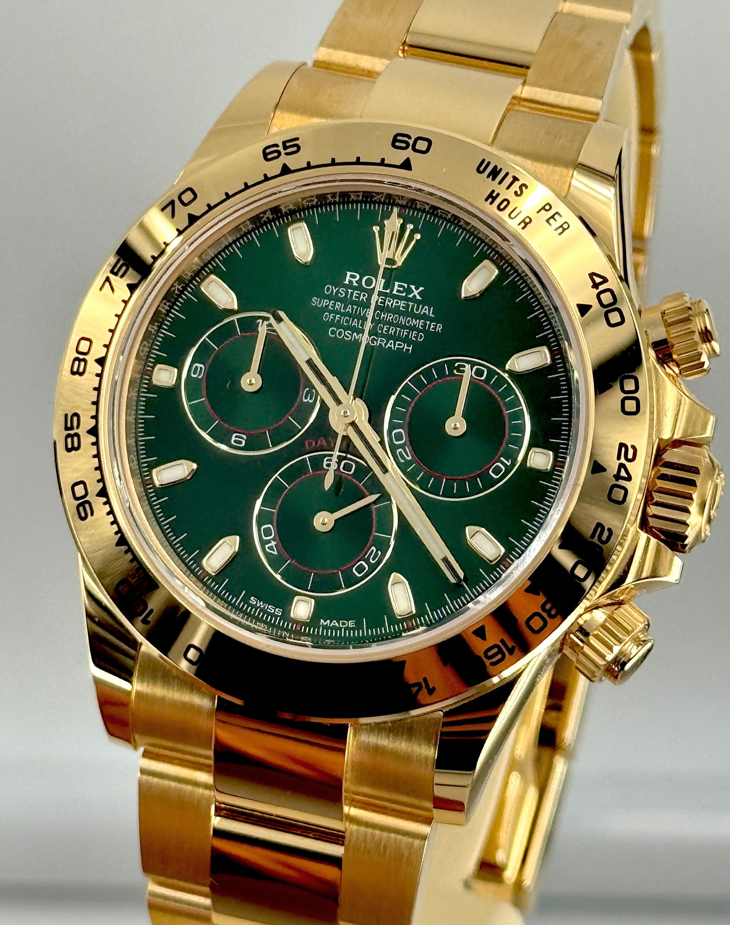 ROLEX DAYTONA GREEN NEW