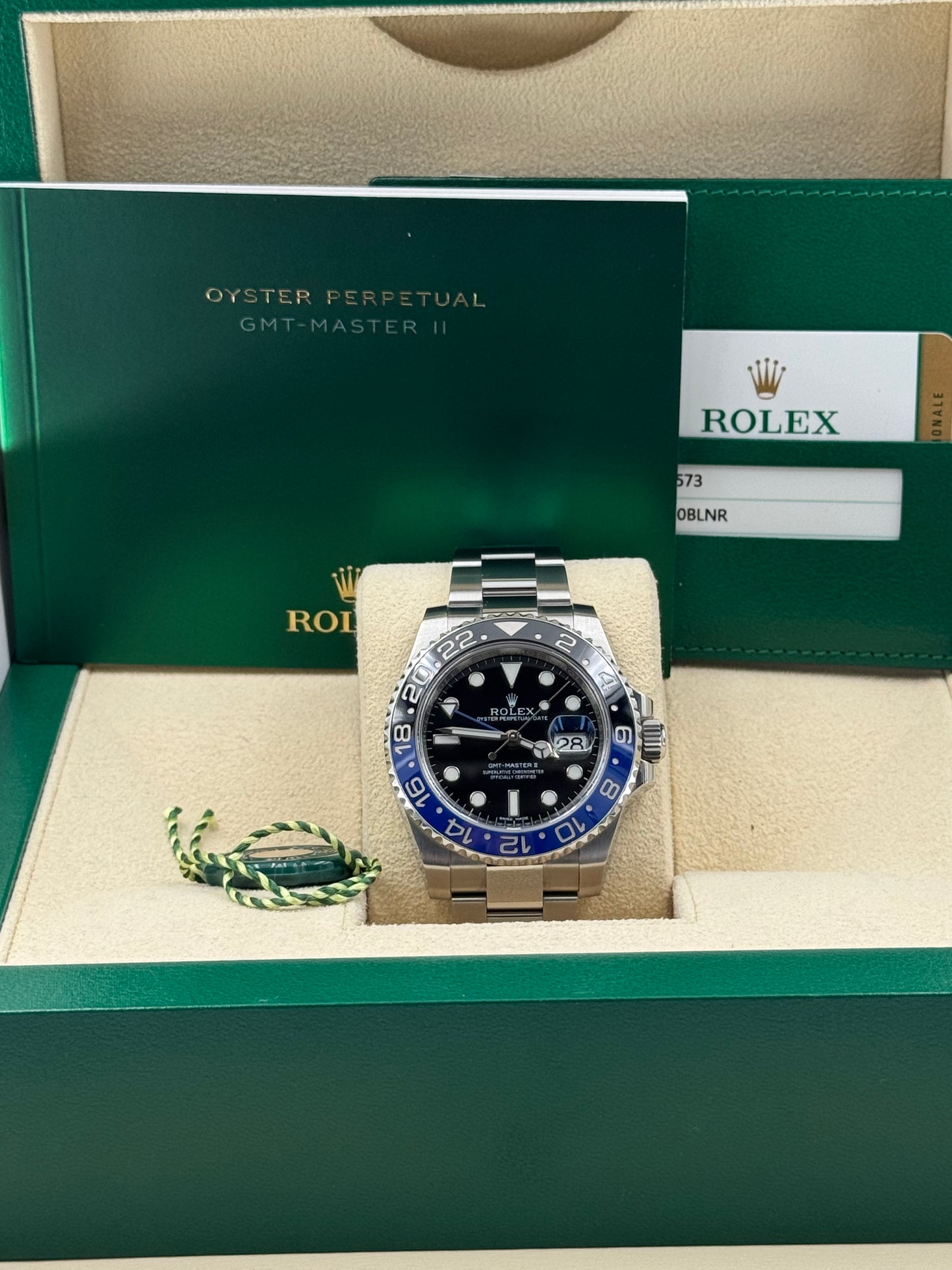 ROLEX GMT MASTER BATMAN