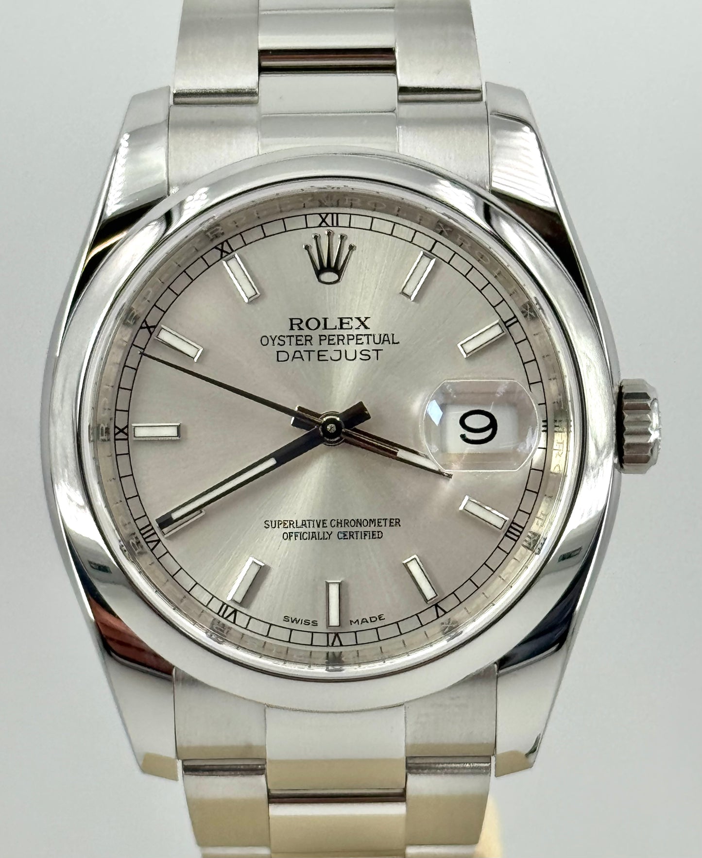 ROLEX DATEJUST SILVER