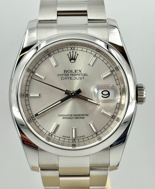 ROLEX DATEJUST SILVER