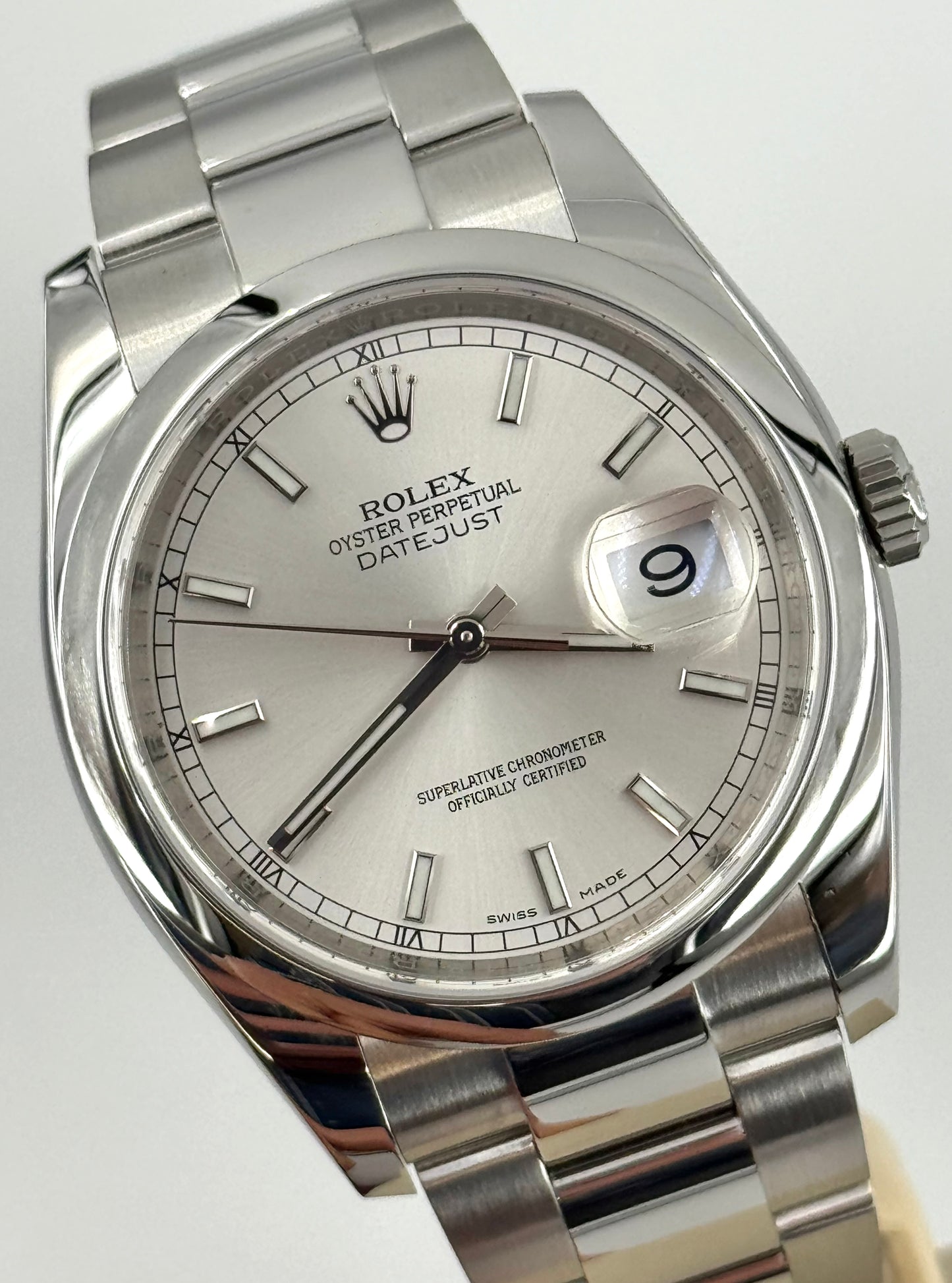 ROLEX DATEJUST SILVER