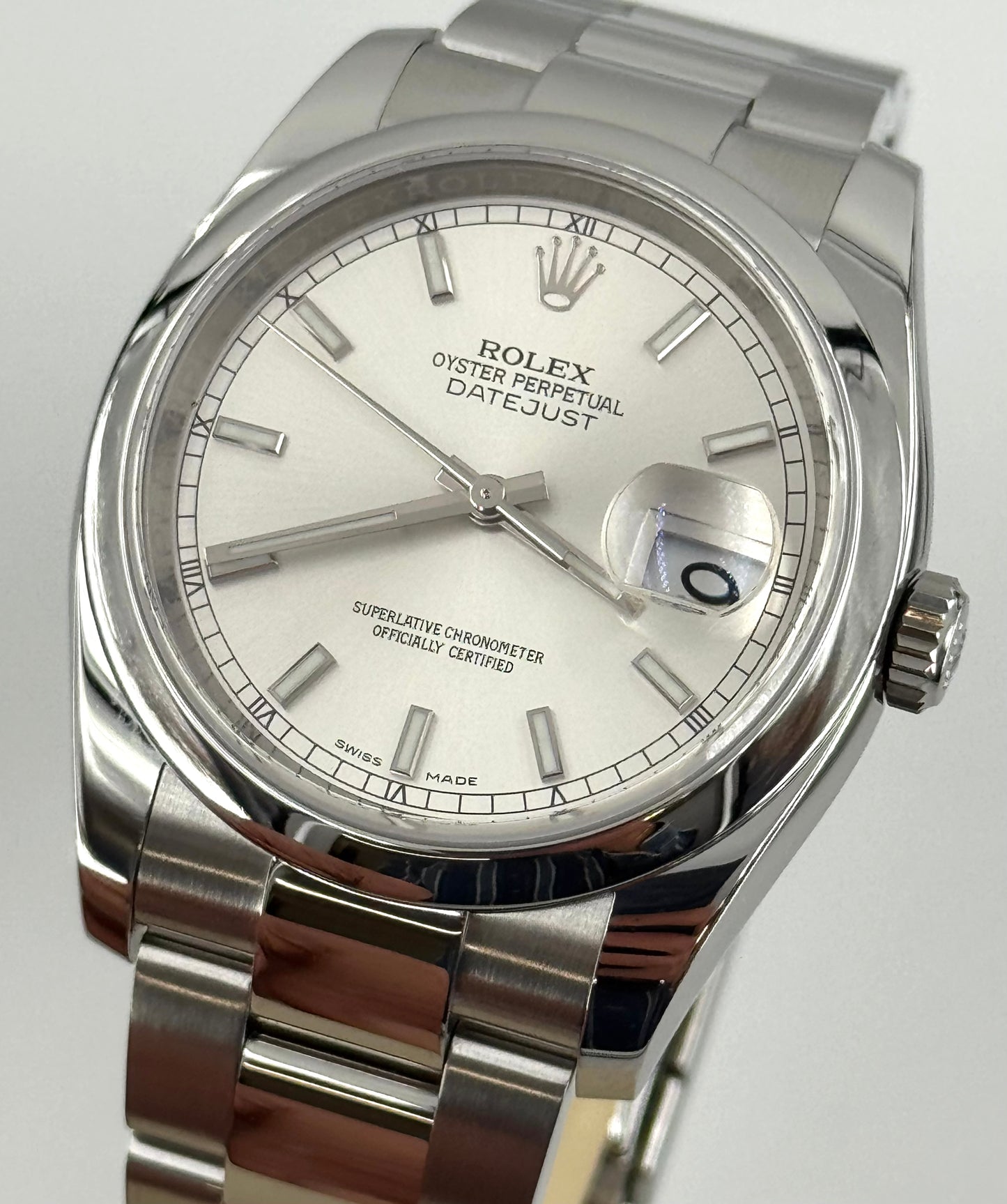 ROLEX DATEJUST SILVER