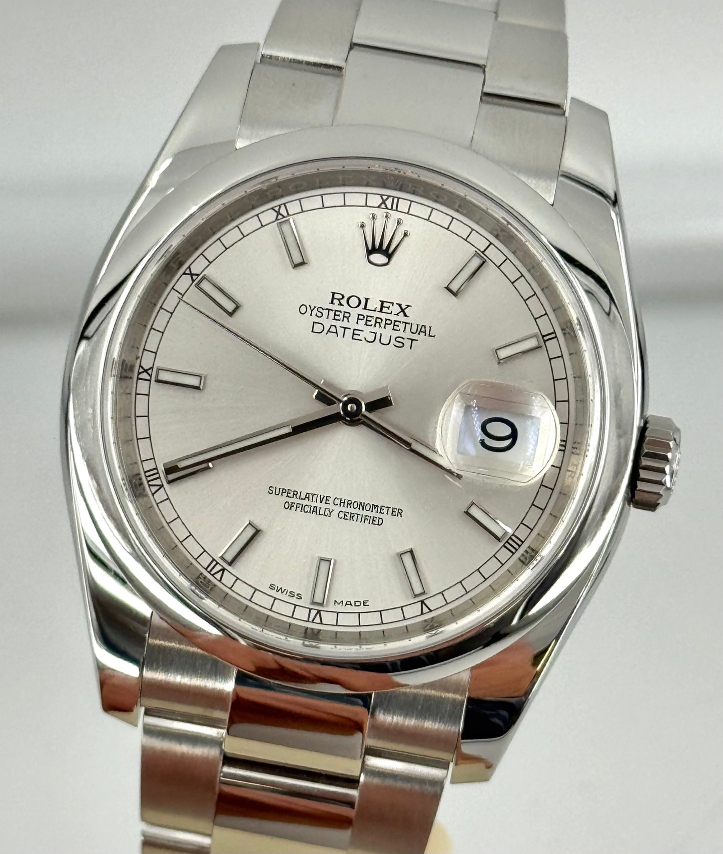 ROLEX DATEJUST SILVER