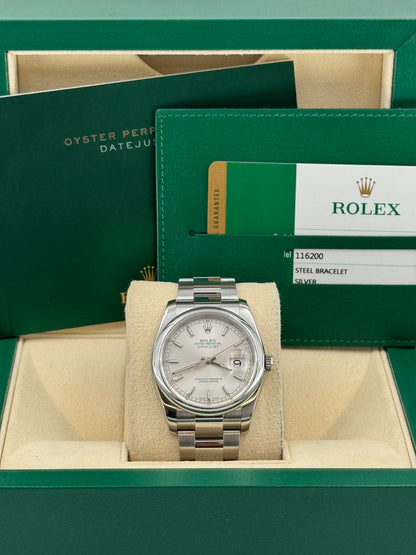 ROLEX DATEJUST SILVER