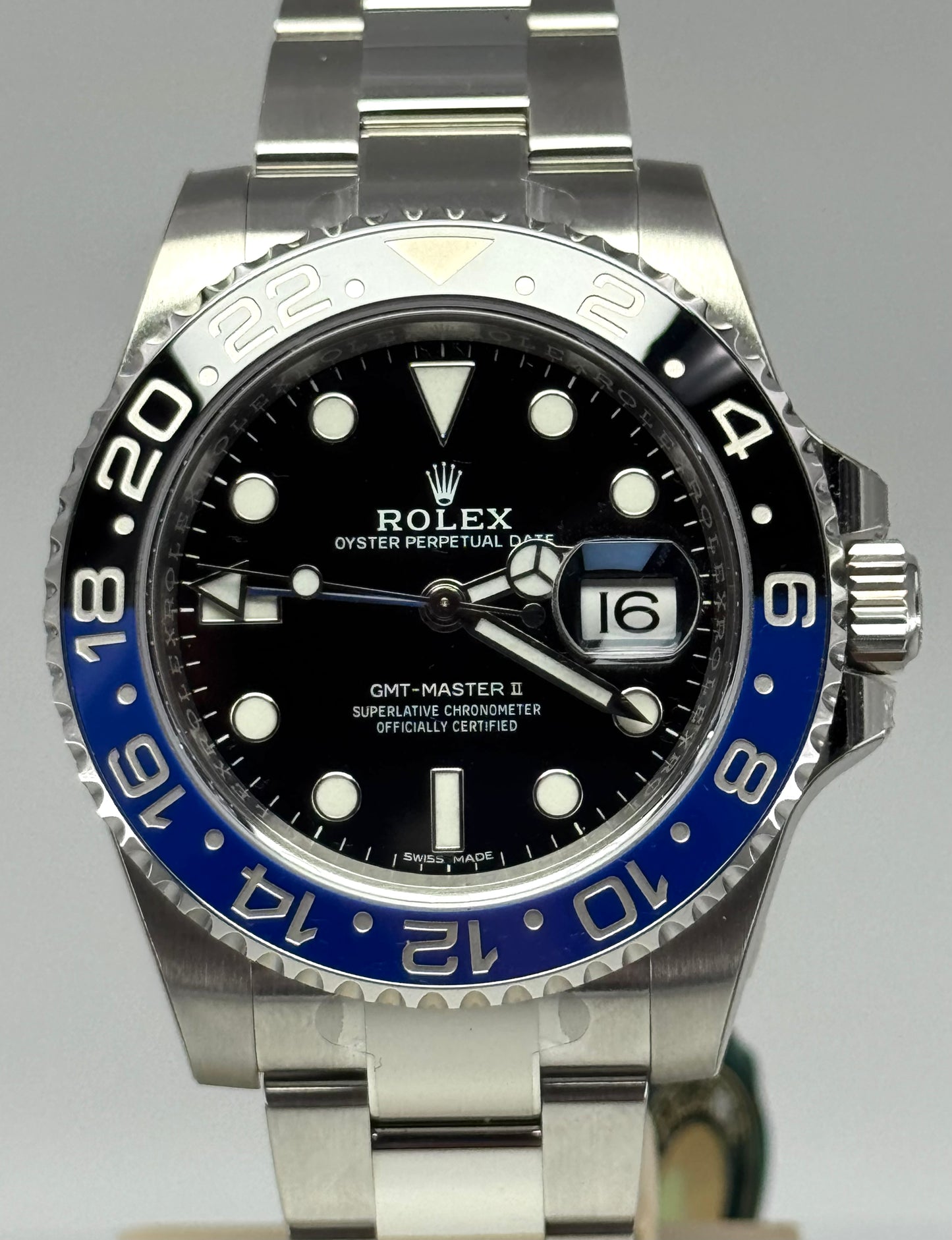 ROLEX GMT MASTER BATMAN NOS