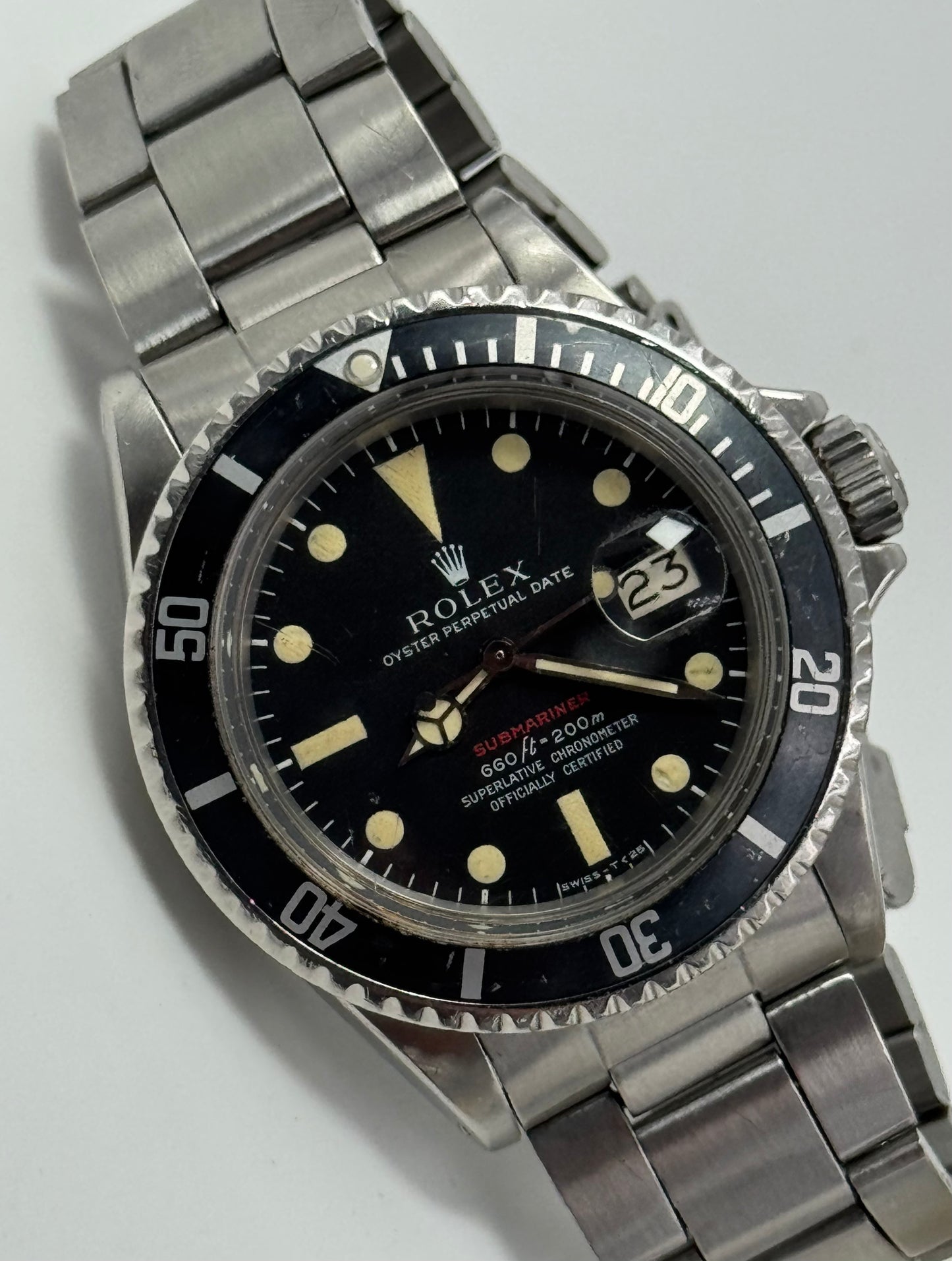 ROLEX SUBMARINER 1680 SCRITTA ROSSA