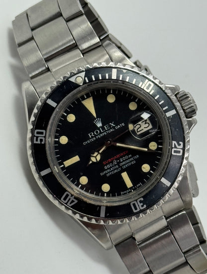 ROLEX SUBMARINER 1680 SCRITTA ROSSA