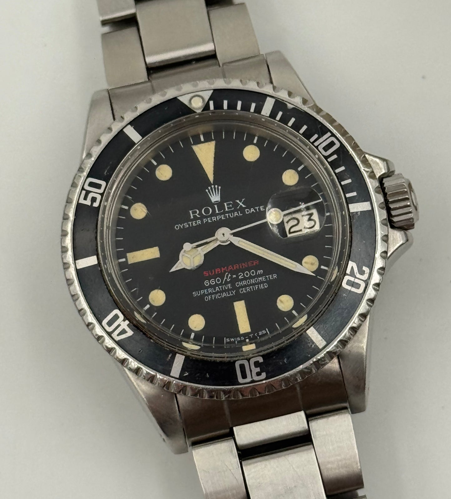 ROLEX SUBMARINER 1680 SCRITTA ROSSA