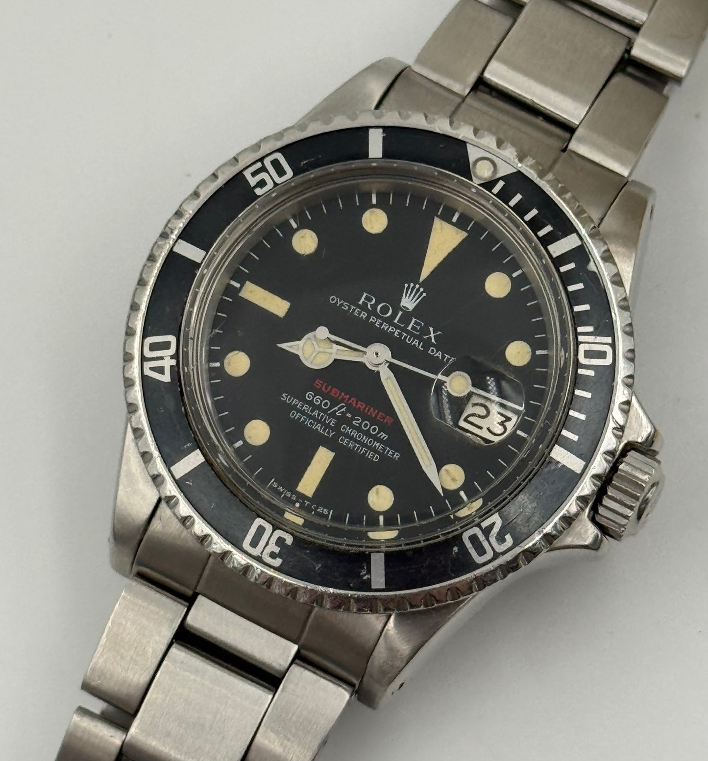 ROLEX SUBMARINER 1680 SCRITTA ROSSA