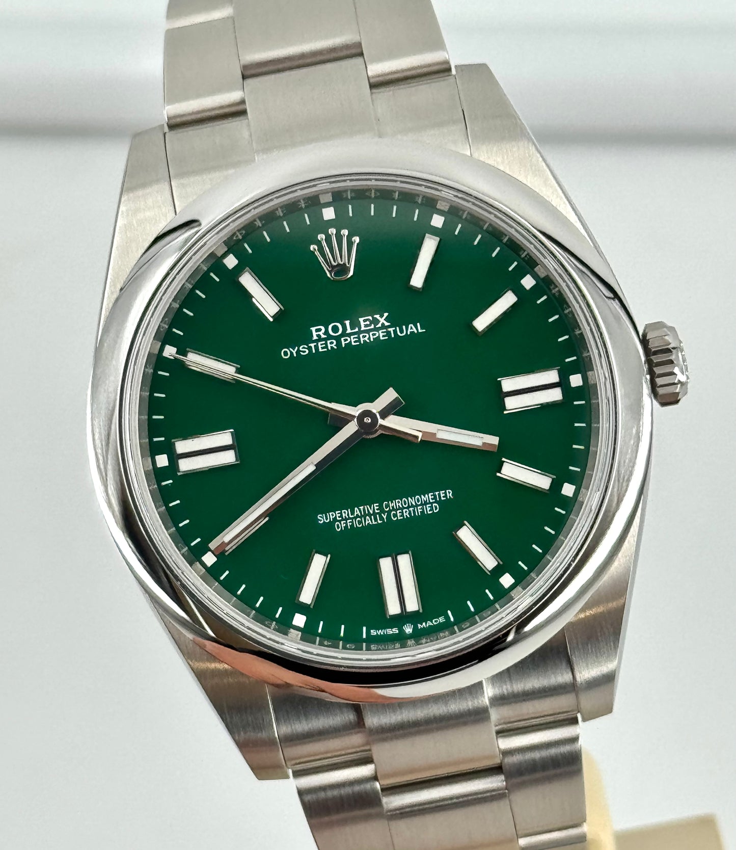 ROLEX OYSTER PERPETUAL GREEN