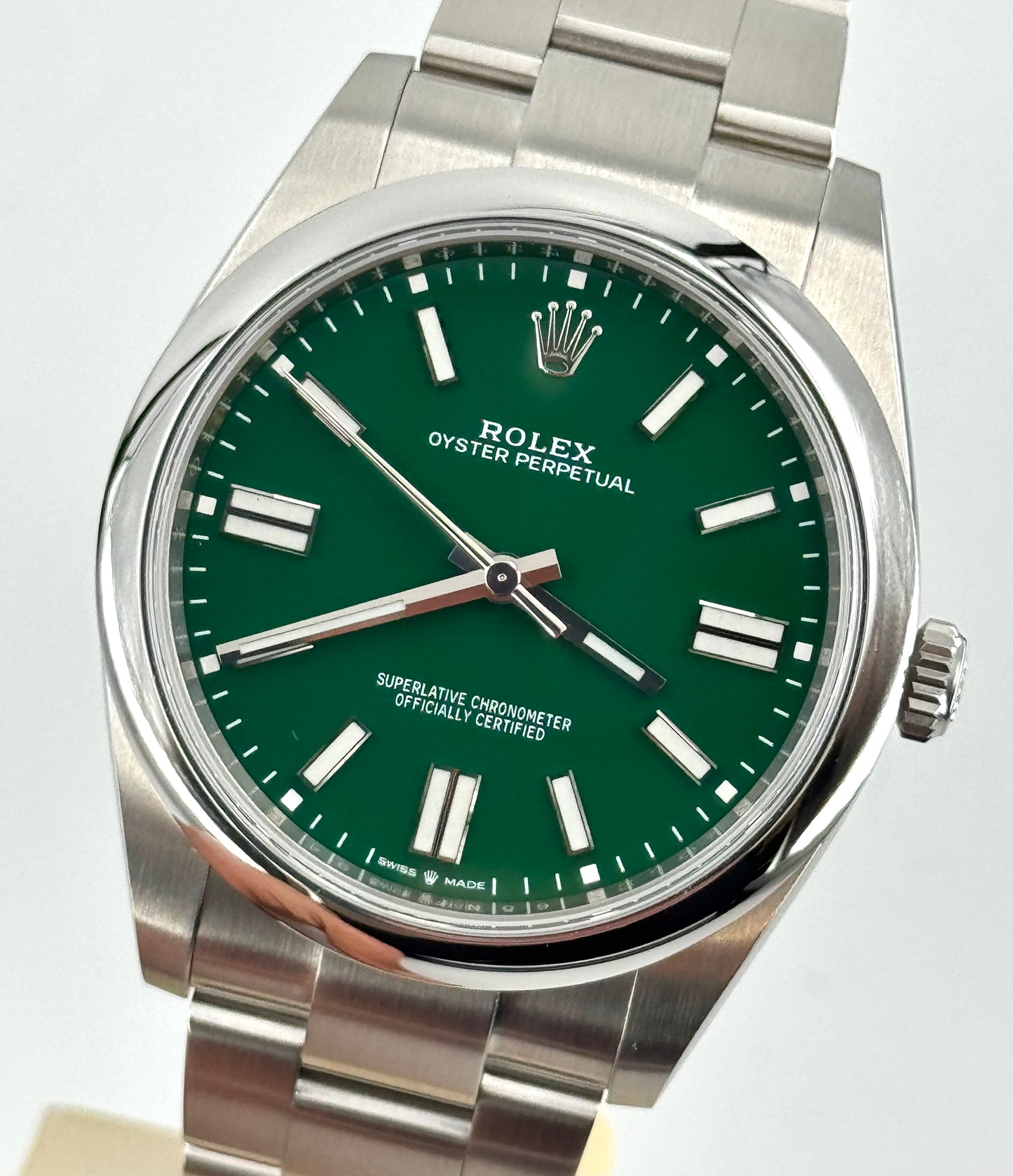 ROLEX OYSTER PERPETUAL GREEN