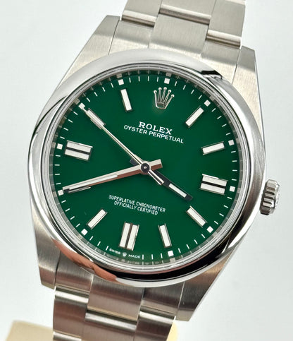ROLEX OYSTER PERPETUAL GREEN