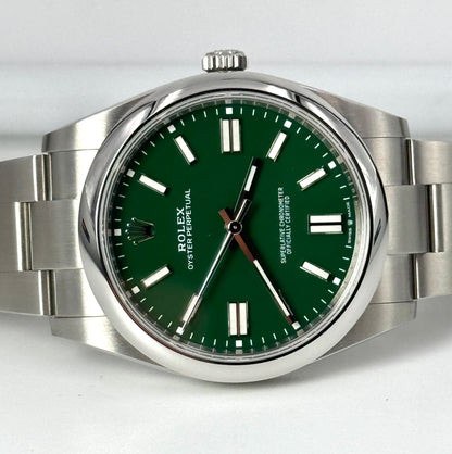 ROLEX OYSTER PERPETUAL GREEN