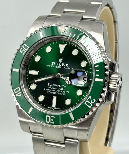 ROLEX SUBMARINER HULK 100% PELLICOLE