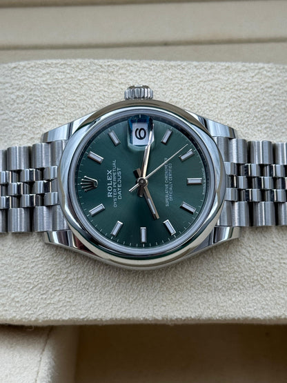 ROLEX DATEJUST GREEN DIAL