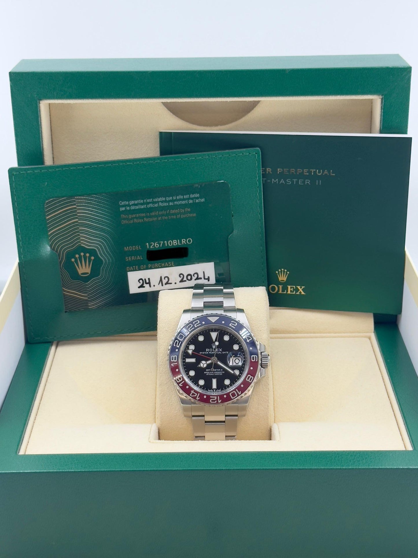 ROLEX GMT MASTER 126710BLRO